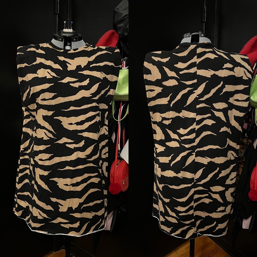 Tan Zebra Dress-SOLD